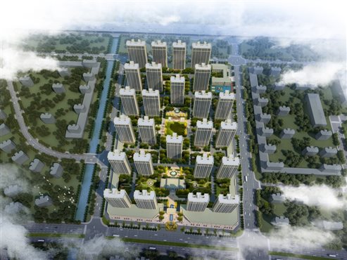 C:UsersdellDesktop?90725蓝城集团组织已建成安置小区参观活动.jpg